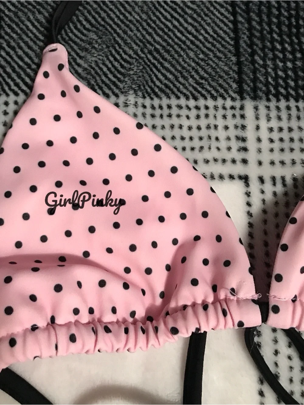 VS PINK FRANKIES CAPE MAY BIKINI TOP & ROSEMARY ITSY BOTTOM IN PINK DOT